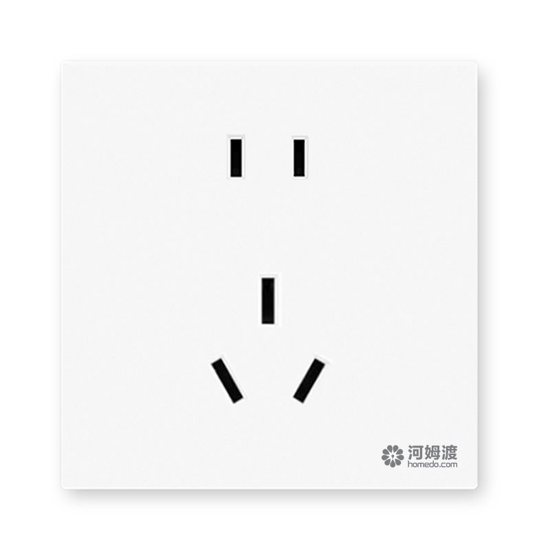 河姆渡 正五孔墙壁插座 HMD-N1-315