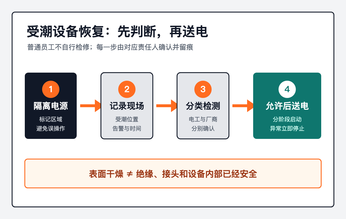 上海的提醒,重点是“先检测、后送电”技术图示
