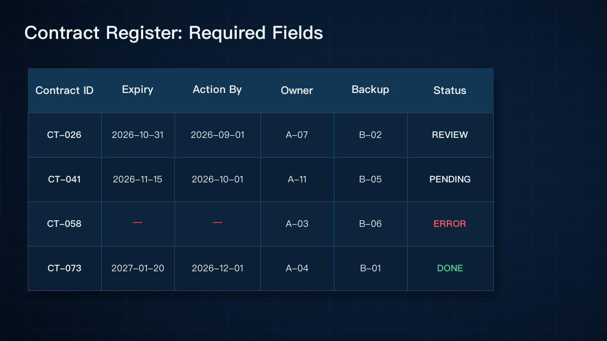 One expiry-date field is often insufficient technical diagram