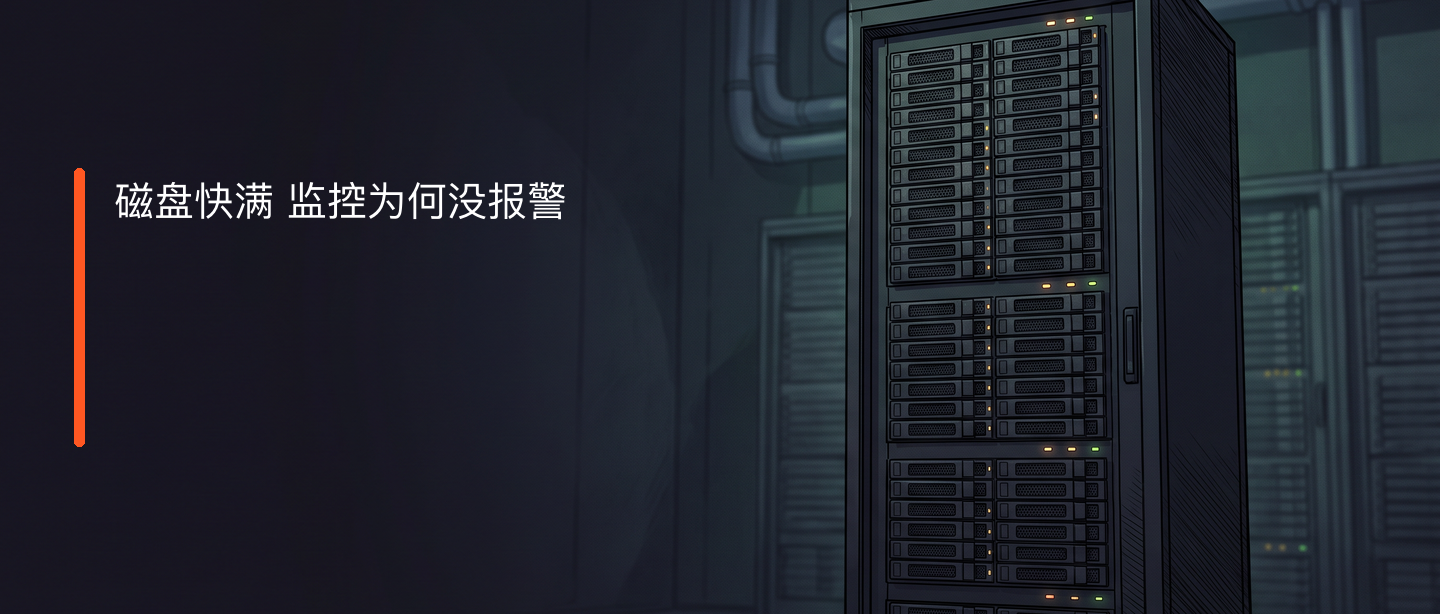 服务器磁盘快满了,监控为什么没提前报警?技术文章配图