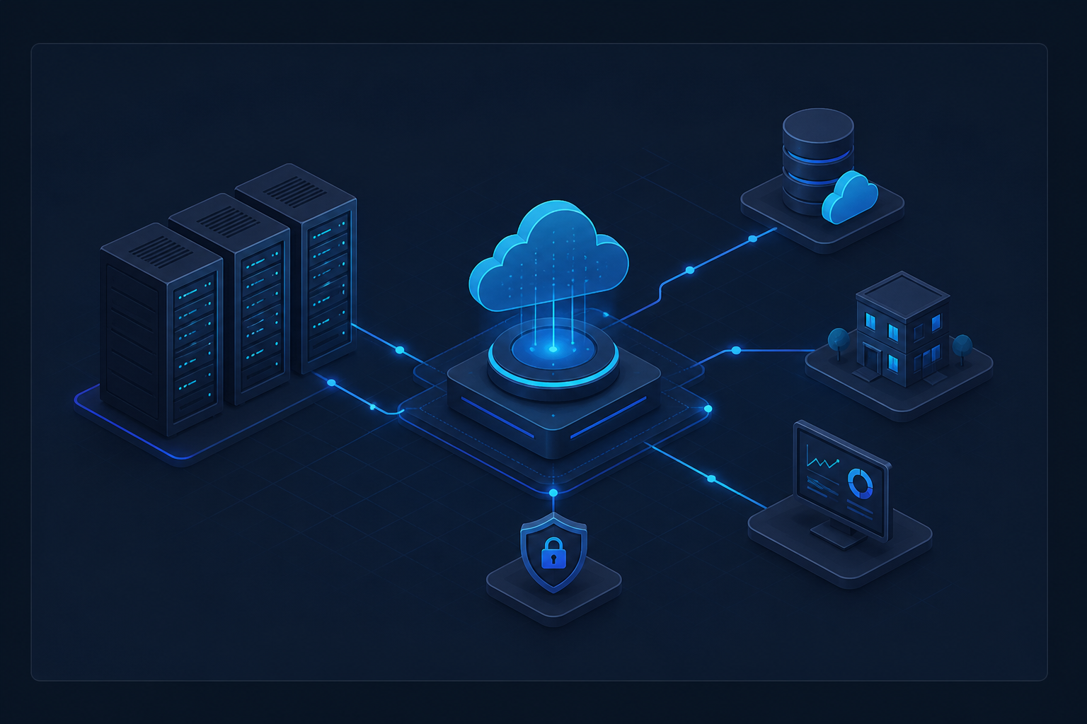Enterprise IT managed-services architecture across objects, incidents and ownership