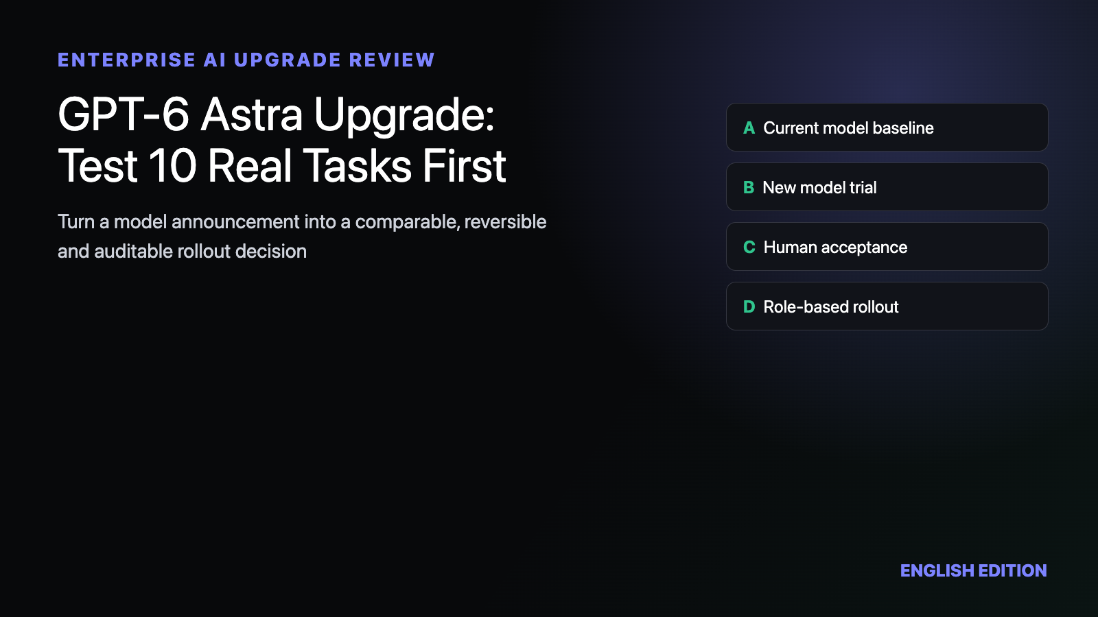 GPT-6 Astra Enterprise Upgrade: Test 10 Real Tasks First technical article image