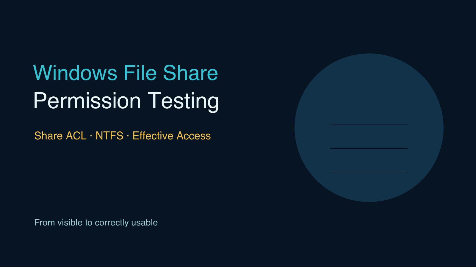 Windows File Share Permissions Look Right. Why Can’t Users Open Files? technical article image